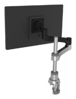 R-Go Tools Brazo de monitor R-Go Zepher Single, para un monitor, ajustable, capacidad de carga de 0-8 Kg, 100% circular, negro