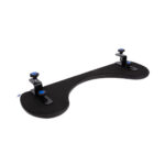 R-Go Tools Reposabrazos R-Go, ergonómico, simétrico, con recorte abdominal, espuma blanda, negro