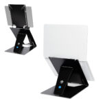 R-Go Tools Soporte para tablet y portátil R-Go Riser Duo, apto para pantallas de 10-22 pulgadas, negro
