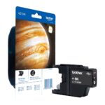 Tinta original Brother LC1240BKBP negro 7.1ML + alarma