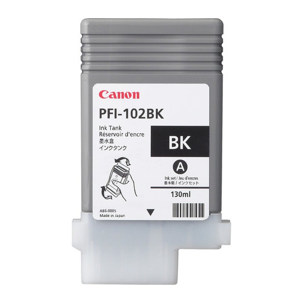 Tinta original Canon PFI-102BK negro 130ML Tinta original Canon PFI-102BK negro 130ML