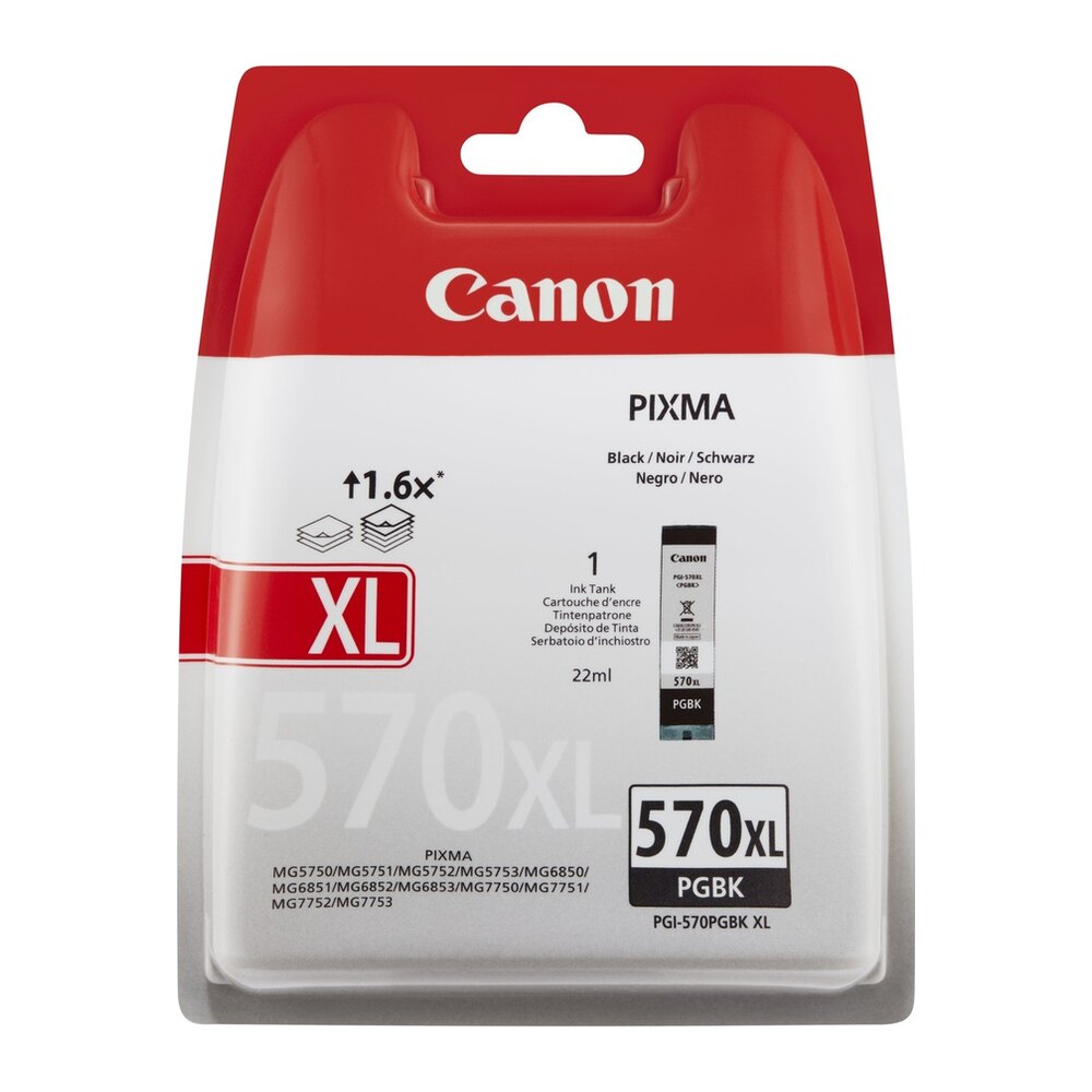 Tinta original Canon PGI570 xl negro 22ML – caja seguridad Tinta original Canon PGI570 xl negro 22ML – caja seguridad