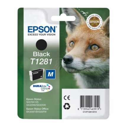 Tinta original Epson T1281 negro C13T12814011 5.9ML