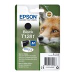 Tinta original Epson T1281 negro C13T12814022 5.9ML – con alarma