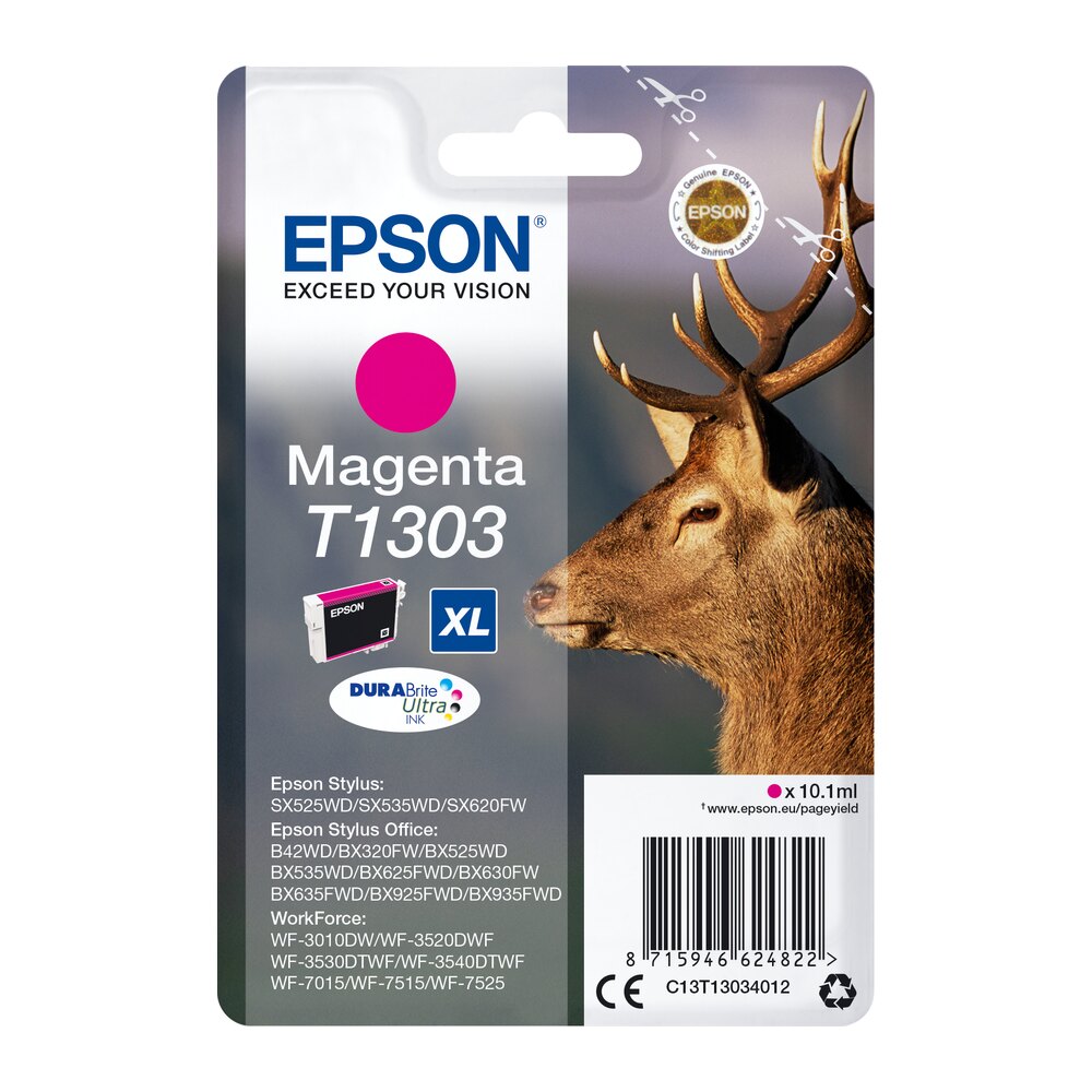 Tinta original Epson T1303 magenta C13T13034012 10.1ML Tinta original Epson T1303 magenta C13T13034012 10.1ML