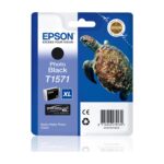 Tinta original Epson T1571 negro foto C13T15714010 25.9ML