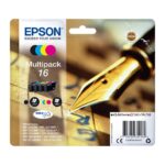 Tinta original Epson T1626 multipack 4 colores C13T16264012
