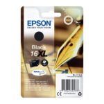 Tinta original Epson T1631 xl negro C13T16314022 12.9ML – con alarma