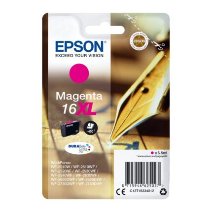 Tinta original Epson T1633 xl magenta C13T16334012 6.5ML