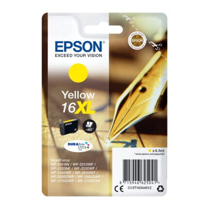 Tinta original Epson T1634 xl amarillo C13T16344012 6.5ML