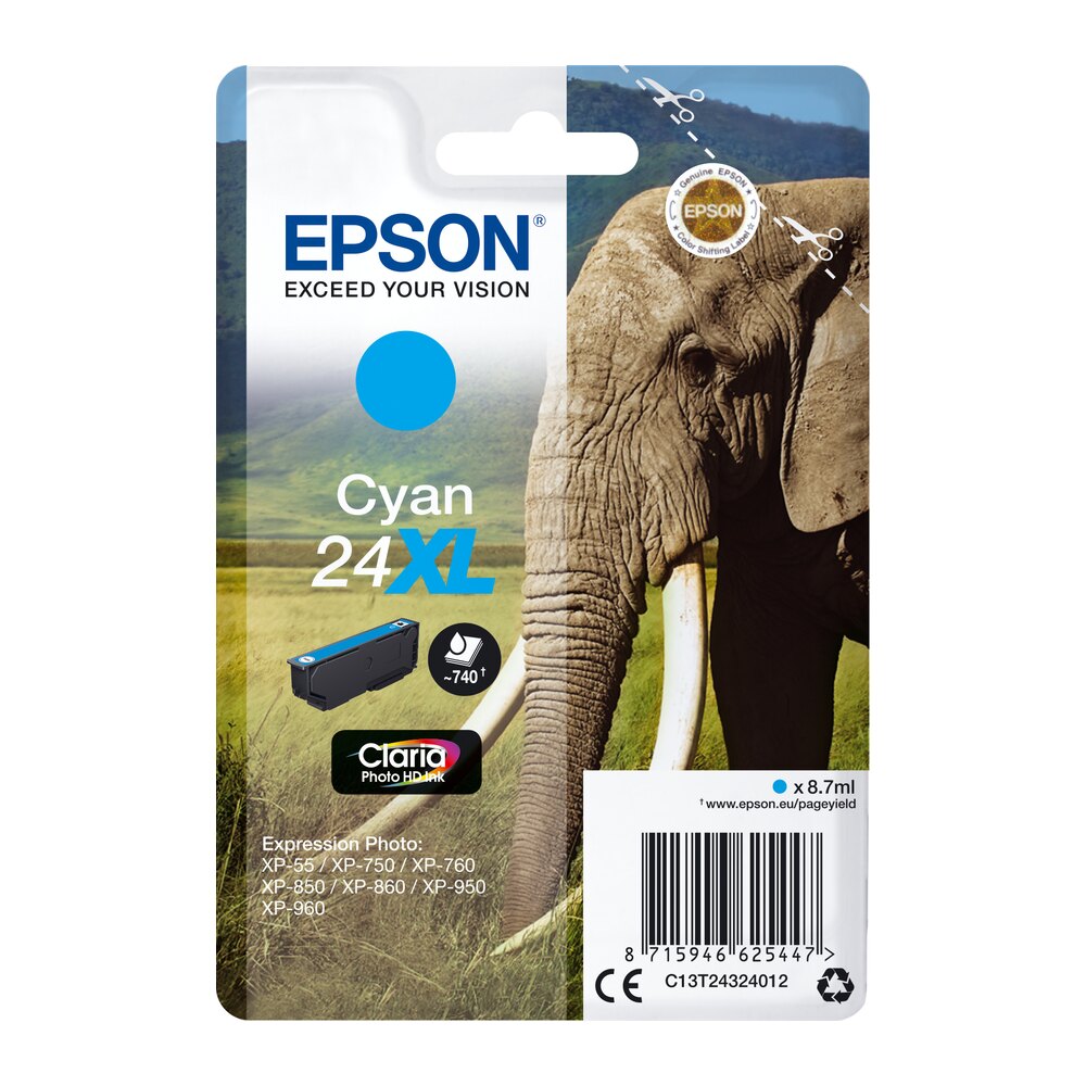 Tinta original Epson T2432 xl cian C13T24324012 8.7ML Tinta original Epson T2432 xl cian C13T24324012 8.7ML