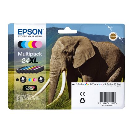 Tinta original Epson T2438 xl multipack C13T24384011