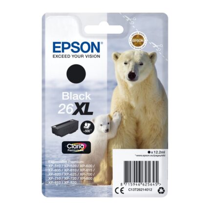 Tinta original Epson T2621 xl negro C13T26214012 12.2ML