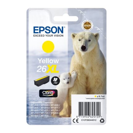 Tinta original Epson T2634 xl amarillo C13T26344012 9.7ML