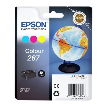 Tinta original Epson T267 tricolor C13T26704010 6.7ML