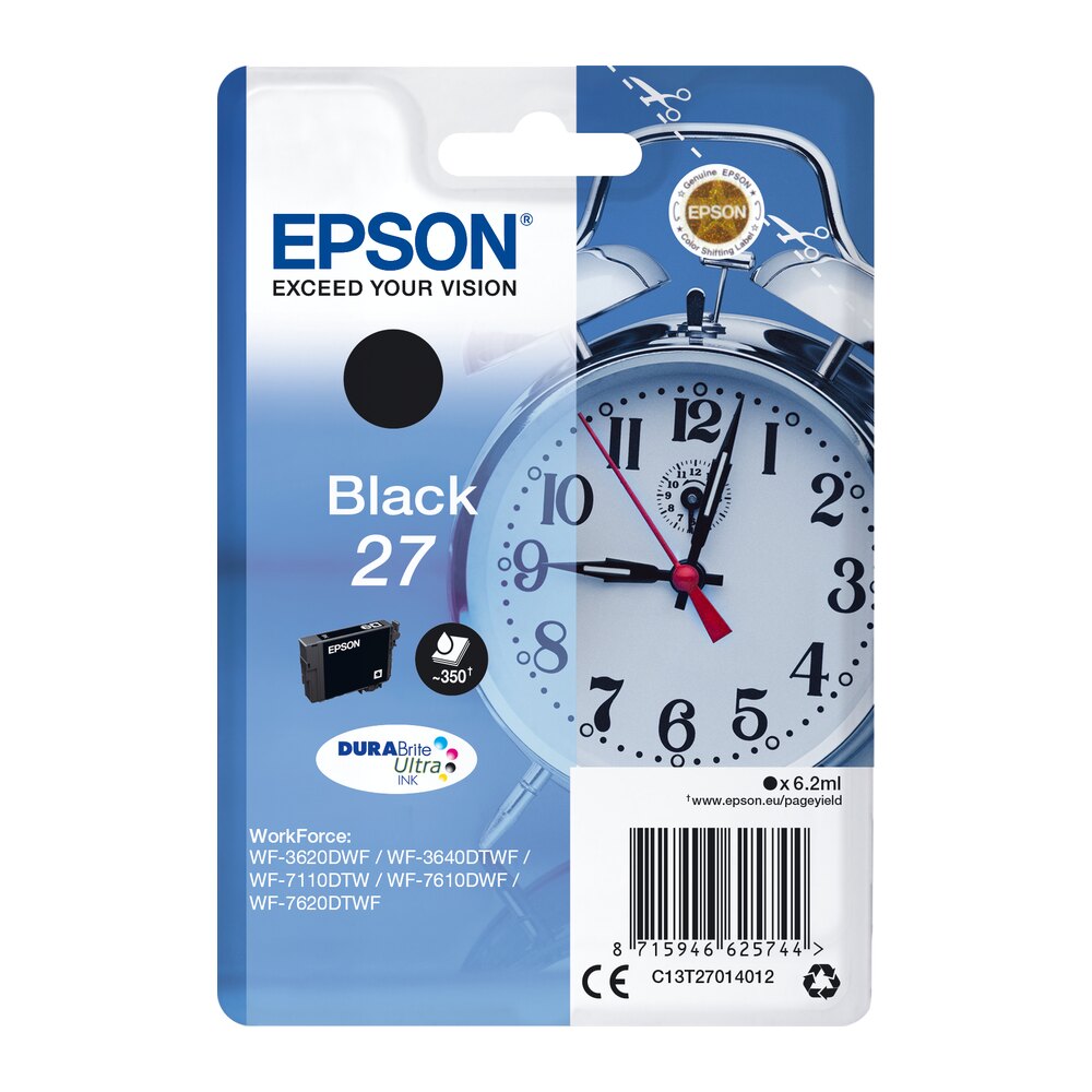 Tinta original Epson T2701 negro C13T27014012 6.2ML Tinta original Epson T2701 negro C13T27014012 6.2ML
