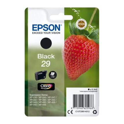 Tinta original Epson T2981 negro C13T29814022 5.3ML – con alarma