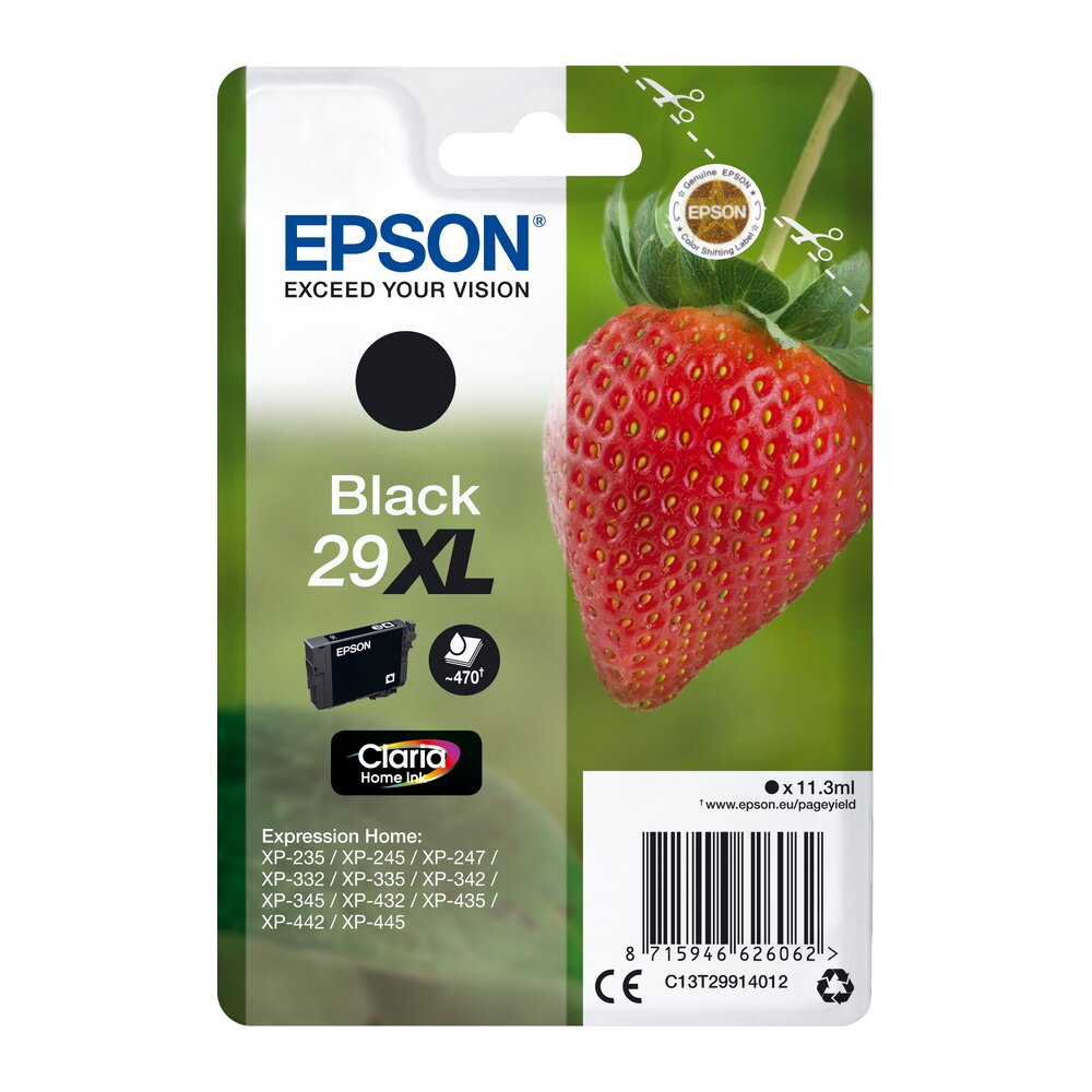 Tinta original Epson T2991 xl negro C13T29914022 11.3ML – con alarma Tinta original Epson T2991 xl negro C13T29914022 11.3ML – con alarma