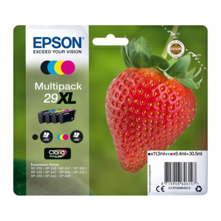 Tinta original Epson T2996 multipack 4 colores C13T29964022 – con alarma