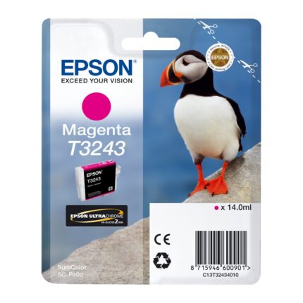 Tinta original Epson T3243 magenta C13T32434010 14ML