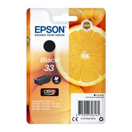 Tinta original Epson T3331 negro C13T33314012 6.4ML