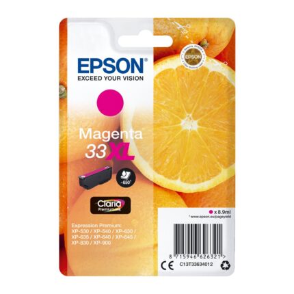 Tinta original Epson T3363 xl magenta C13T33634012 8.9ML