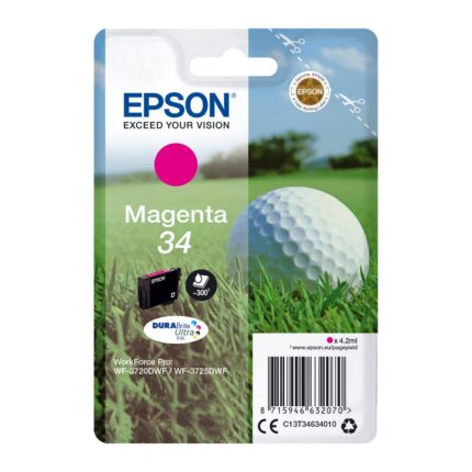 Tinta original Epson T3463 magenta C13T34634010 4.2ML