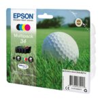 Tinta original Epson T3466 multipack 4 colores C13T34664010