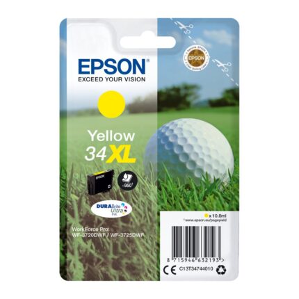 Tinta original Epson T3474 xl amarillo C13T34744010 16.3M