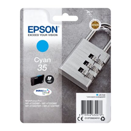 Tinta original Epson T3582 cian C13T35824010 9.1ML