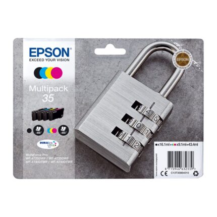 Tinta original Epson T3586 multipack 4 colores C13T35864010