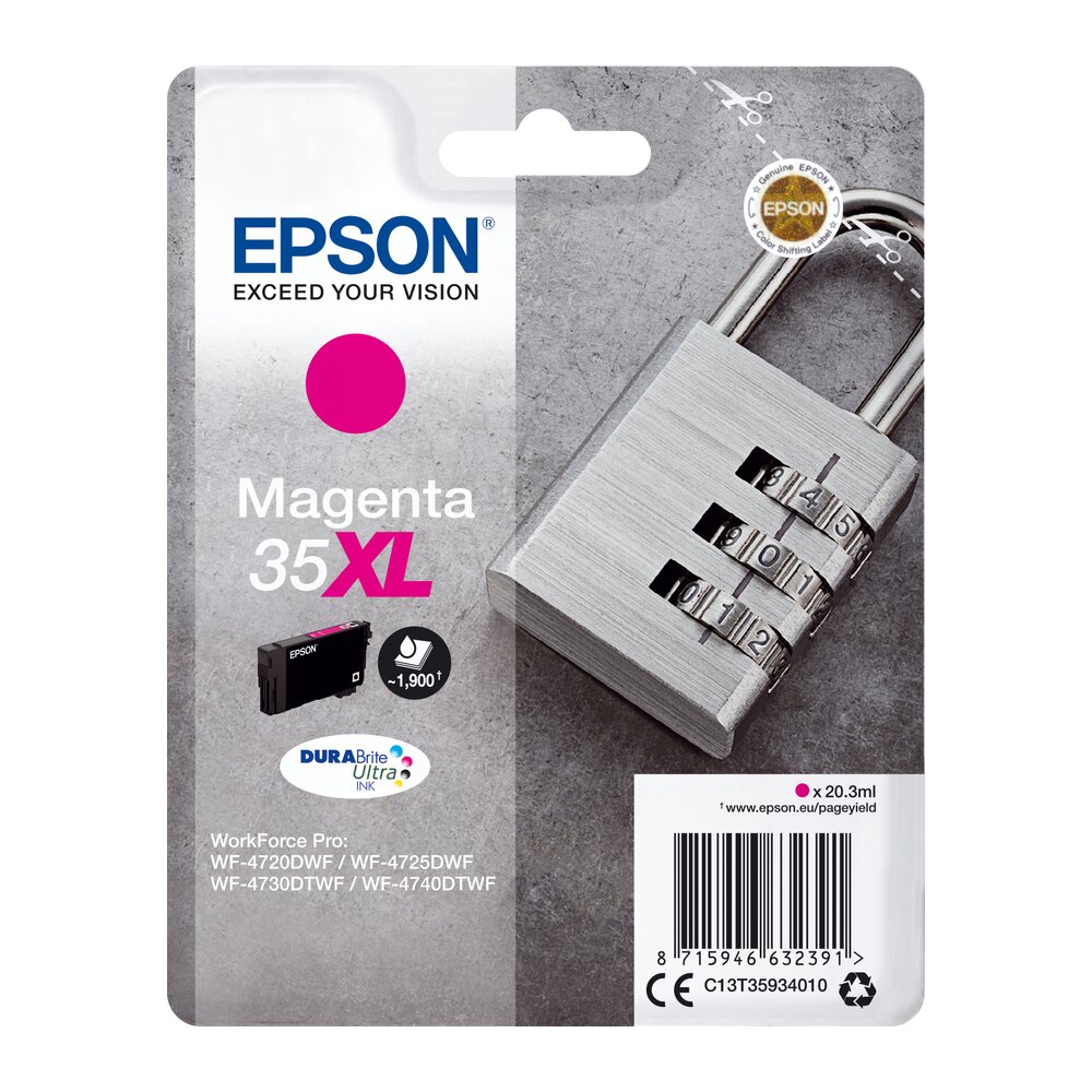 Tinta original Epson T3593 xl magenta C13T35934010 20.3ML Tinta original Epson T3593 xl magenta C13T35934010 20.3ML