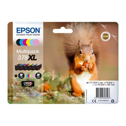 Tinta original Epson T3798 xl multipack 6 colores C13T37984010