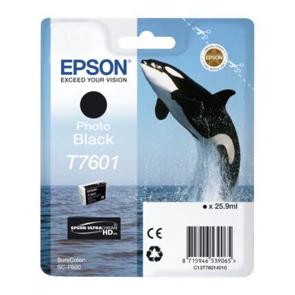 Tinta original Epson T7601 negro foto C13T76014010 25.9ML