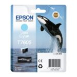Tinta original Epson T7605 cian claro C13T76054010 25.9ML