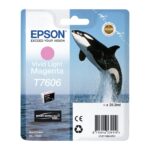 Tinta original Epson T7606 magenta claro C13T76064010 25.9ML