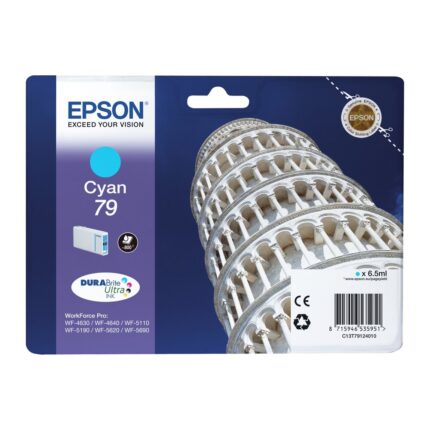 Tinta original Epson T7912 cian C13T79124010 6.5ML