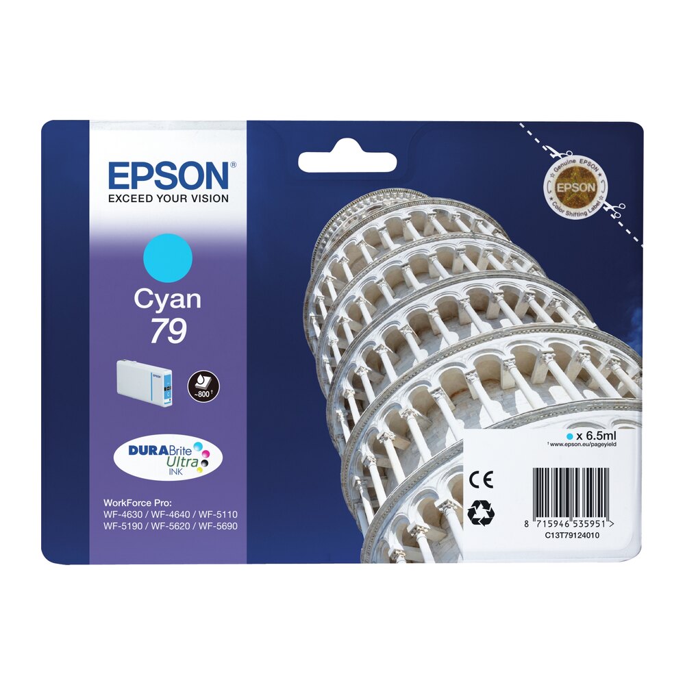 Tinta original Epson T7912 cian C13T79124010 6.5ML Tinta original Epson T7912 cian C13T79124010 6.5ML
