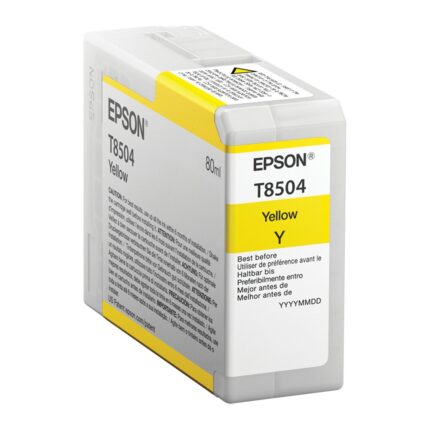 Tinta original Epson T8504 amarillo C13T850400 80ML