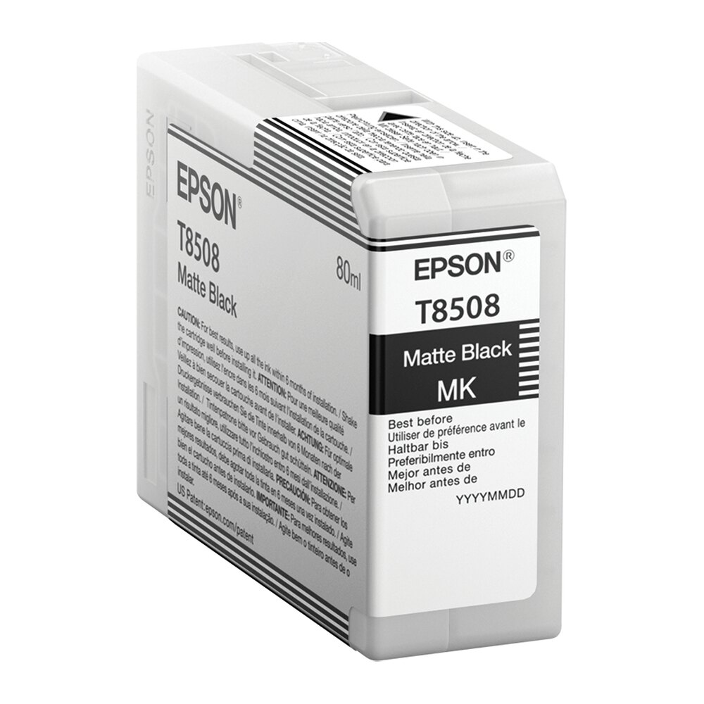 Tinta original Epson T8508 negro mate C13T850800 80ML Tinta original Epson T8508 negro mate C13T850800 80ML