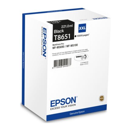 Tinta original Epson T8651 xxl negro C13T865140 221ML