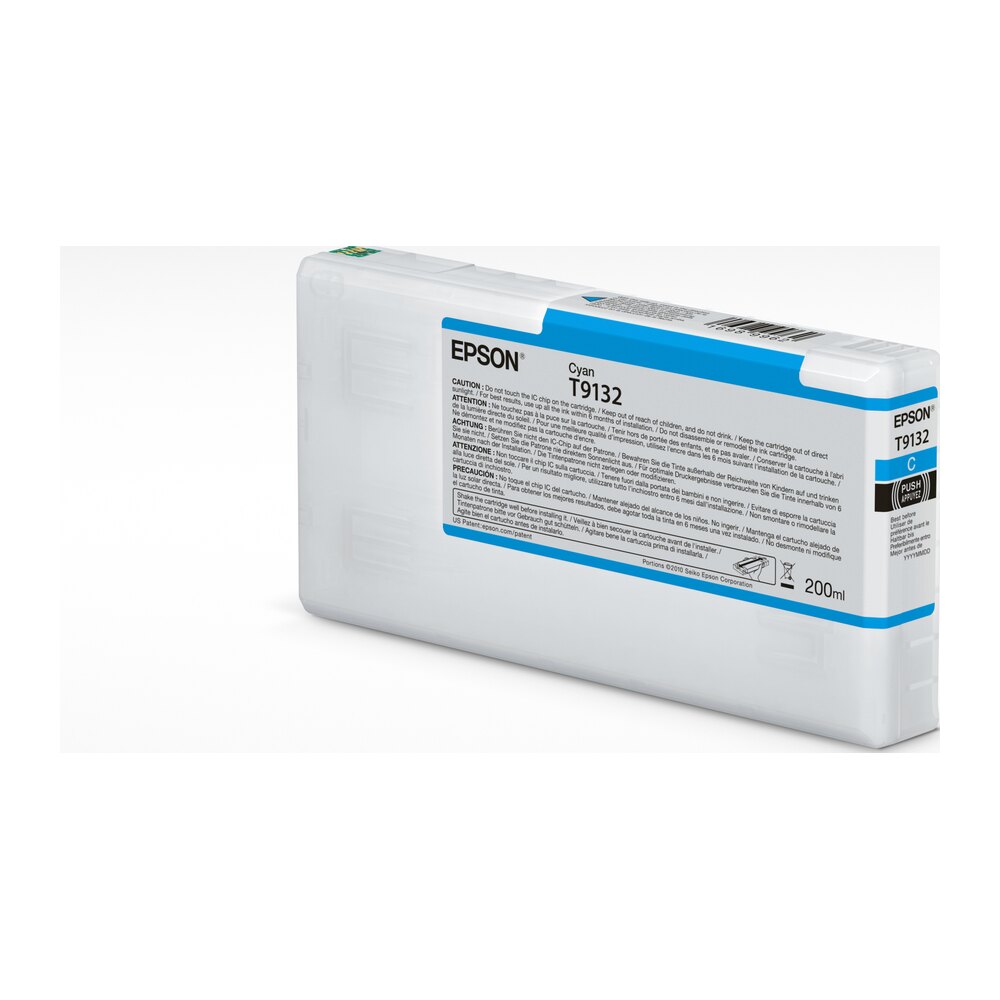 Tinta original Epson T9132 cian C13T913200 200ML Tinta original Epson T9132 cian C13T913200 200ML