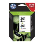 Tinta Original HP Pack N301 Negro + Color