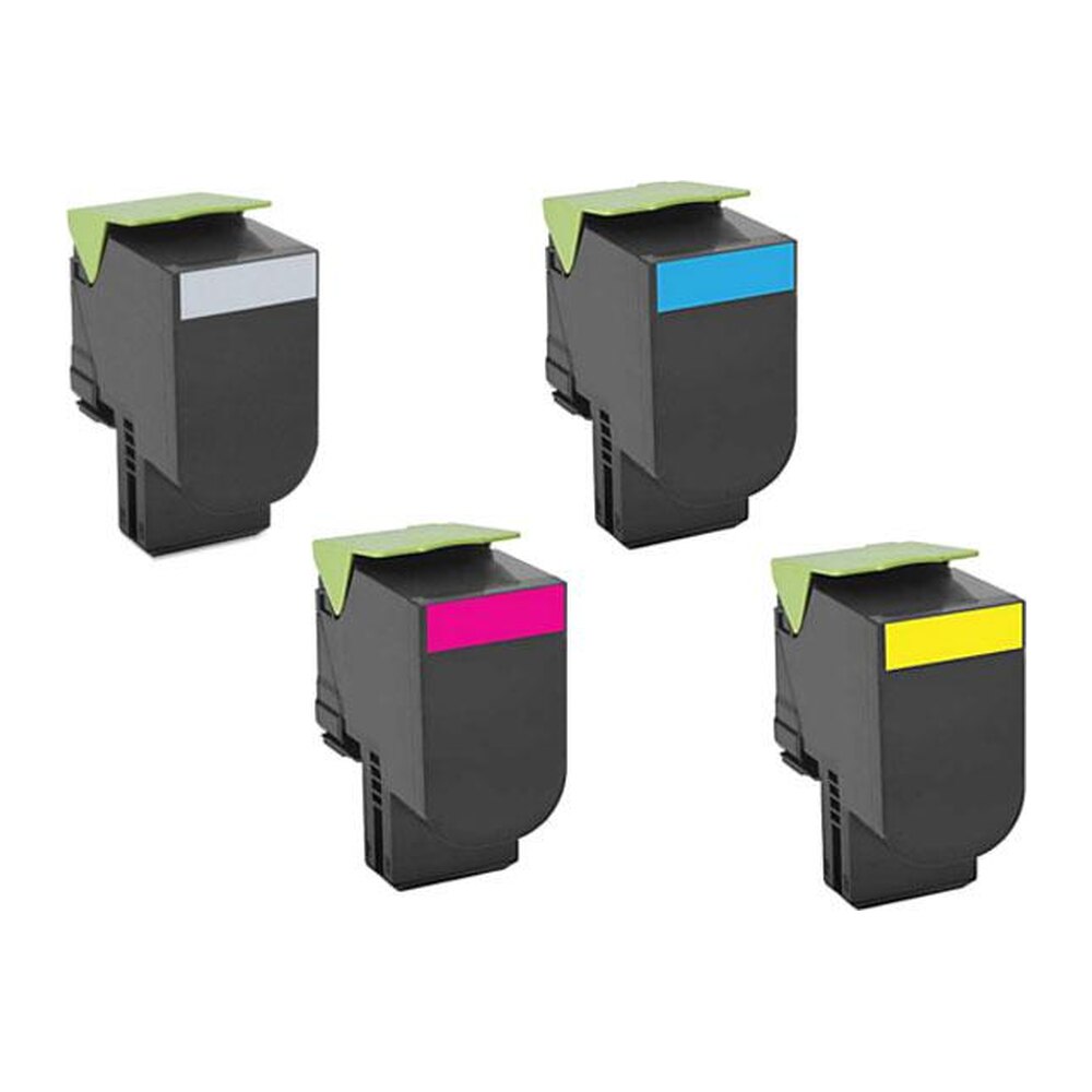 Toner genérico para LEXMARK CX410 / CX510 Cian 3.000 Pag. 80C2HC0 / 802HC Toner genérico para LEXMARK CX410 / CX510 Cian 3.000 Pag. 80C2HC0 / 802HC