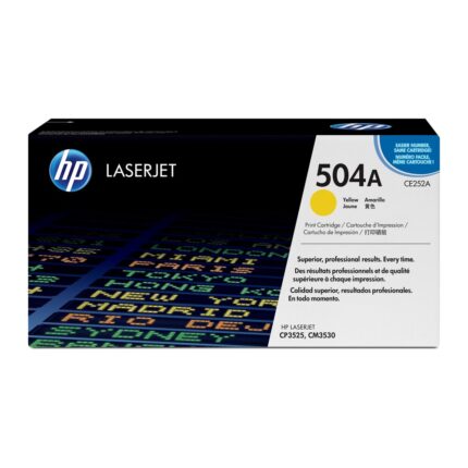 Tóner original HP CE252A amarillo 504A 7.000 páginas