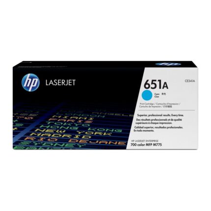 Tóner original HP CE341A cian 651A 16.000 páginas