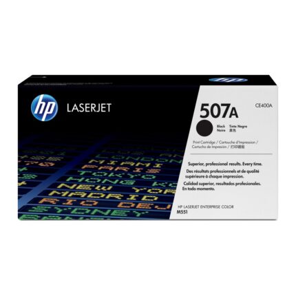 Tóner original HP CE400A negro 507A 5.500 páginas