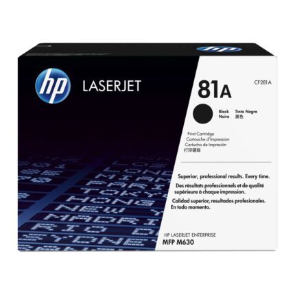 Tóner original HP CF281A negro 81A 10.500 páginas