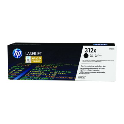 Tóner original HP CF380X negro 312X 4.400 páginas