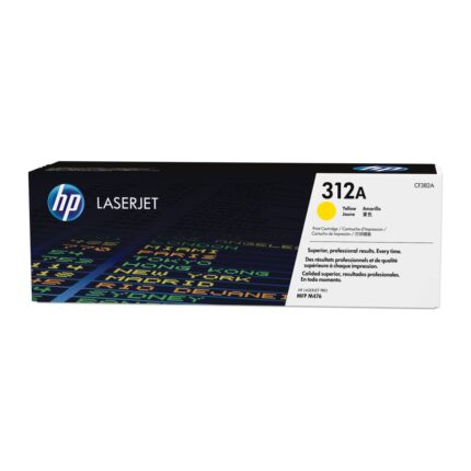 Tóner original HP CF382A amarillo 312A 2.700 páginas